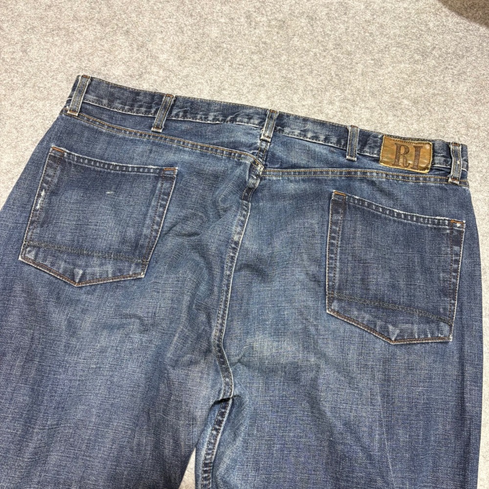 Polo Jeans Co Ralph Lauren Mens 40x30‎ Blue Denim Straight Leg Pants Medium Wash
